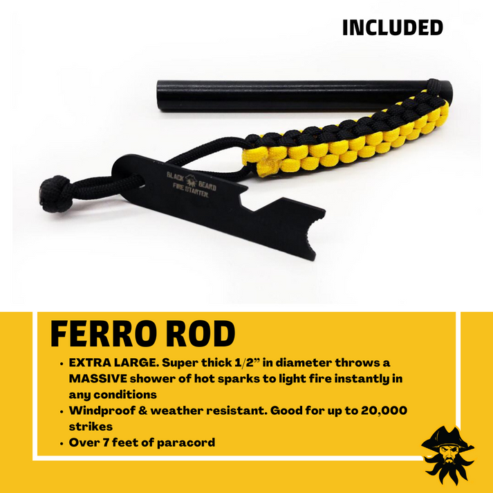 Black Beard Fire Plug Kit | Ultimate Fire Starter Kit