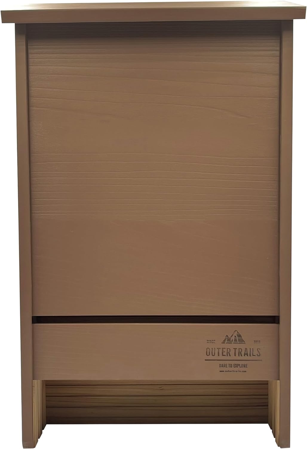 Front display of Outer Trails™ 3 chamber bat house