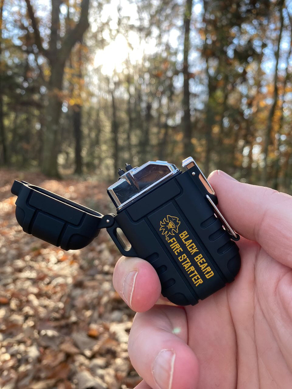 Black Beard Electric Arc Lighter | Fire Starter Kit