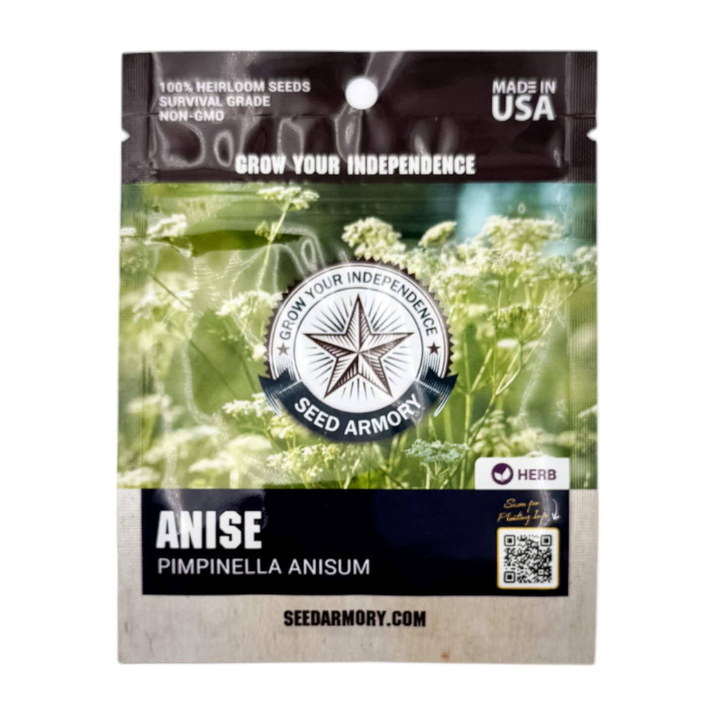Anise heirloom seeds display package
