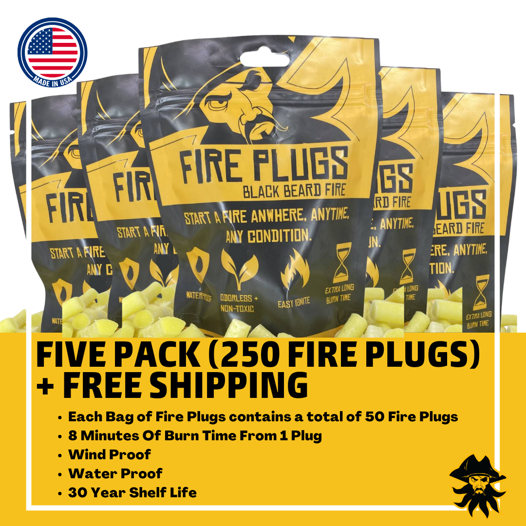 Black Beard Fire Starter Sticks | Fire Starter Tinder