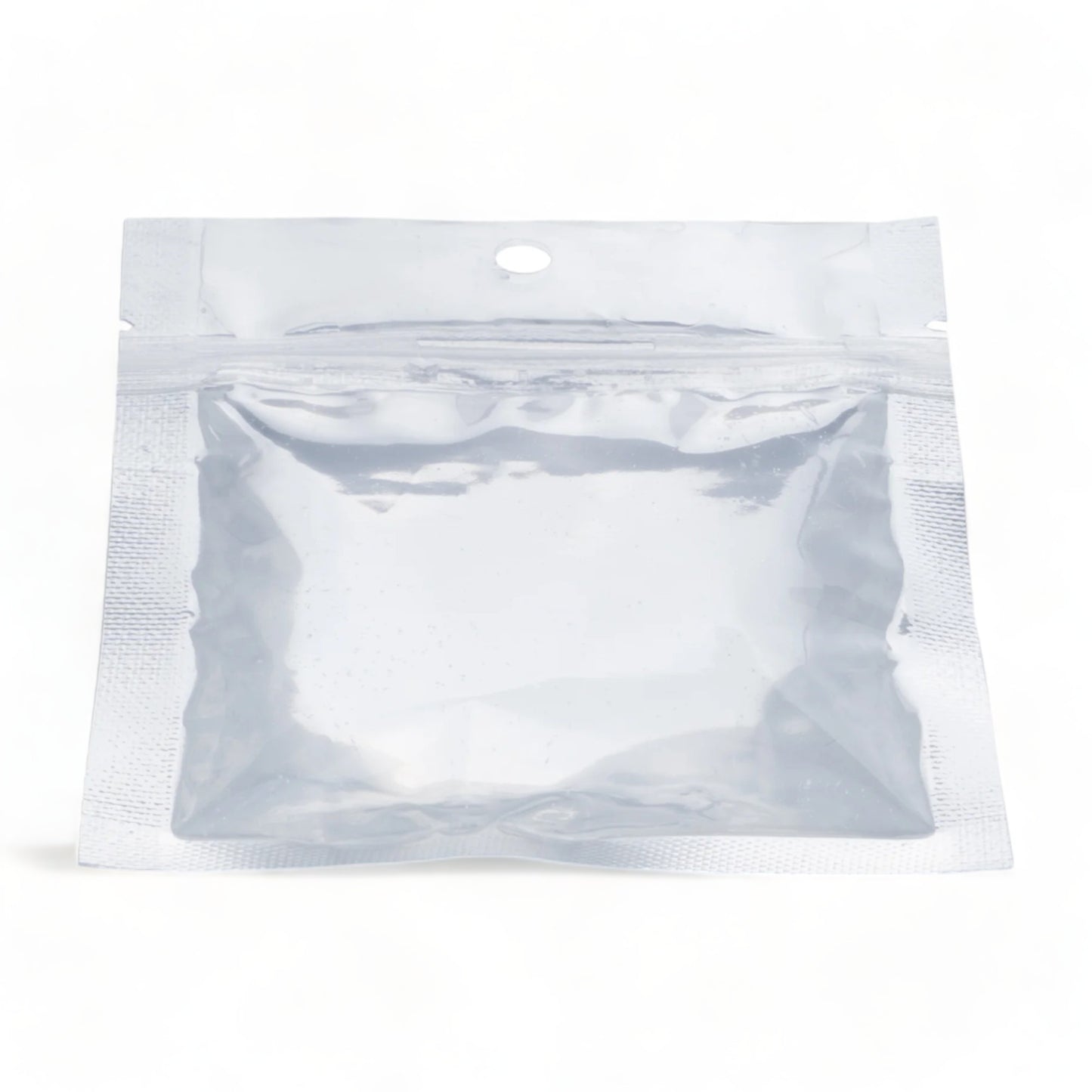 One transparent seed saving packet displayed on a white surface