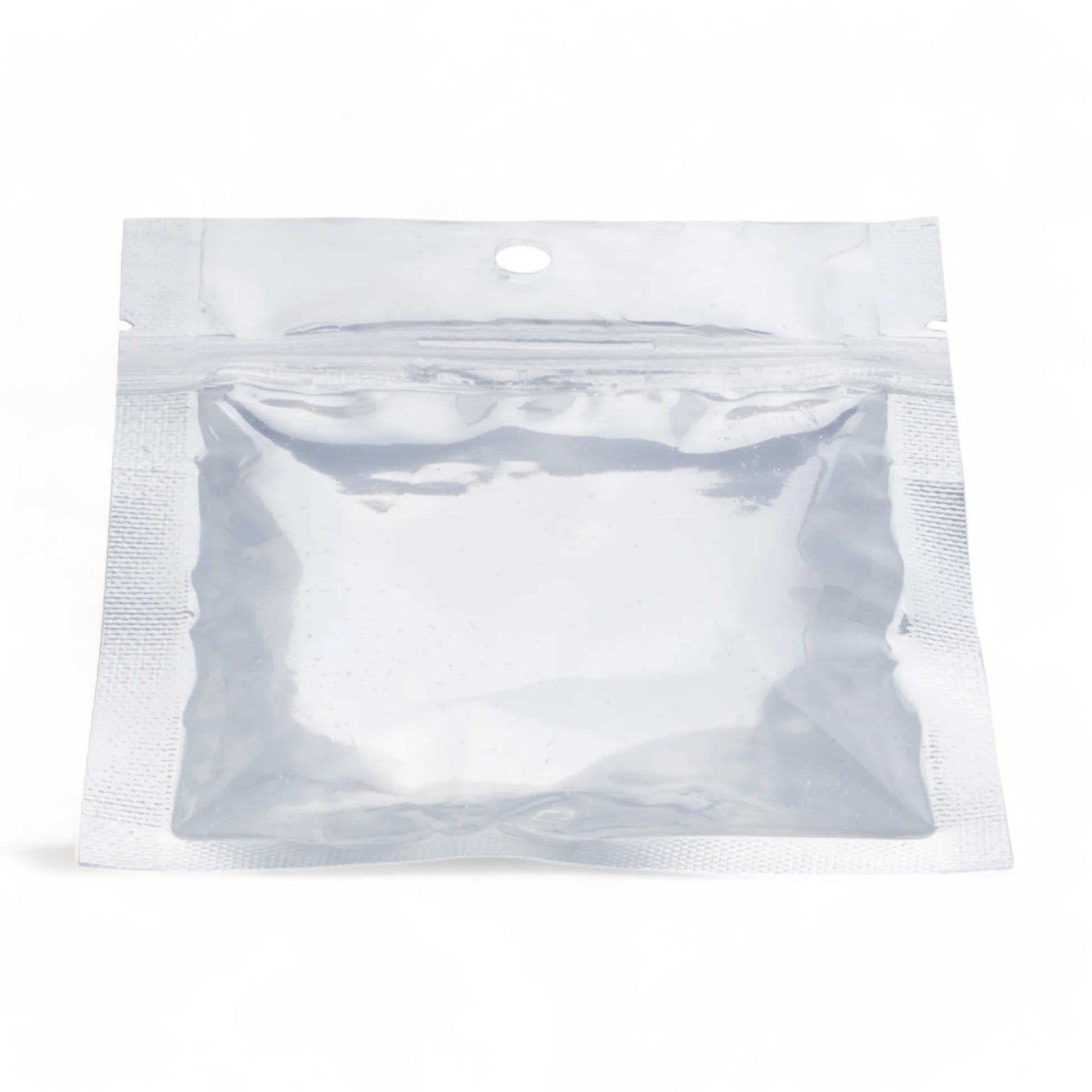 One transparent seed saving packet displayed on a white surface