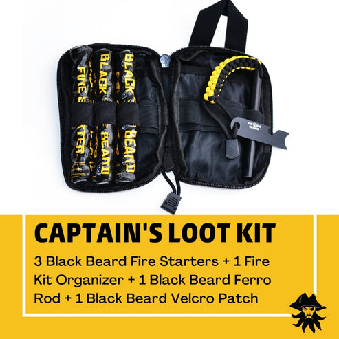 Black Beard Captain's Loot Kit | Fire Starter Kit