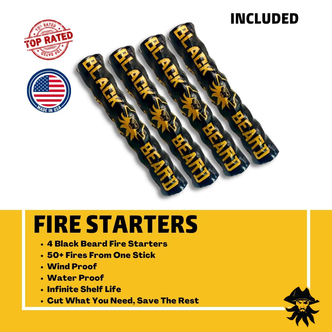 Black Beard Pirates Plunder | The Ultimate Fire Starter Kit