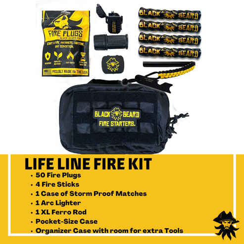 Black Beard Lifeline Fire Kit | Fire Starter Kit