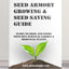 Front cover of 'Growing and Seed Saving Guide' paperback book