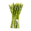 Fresh Mary Washington asparagus spears isolated on white background
