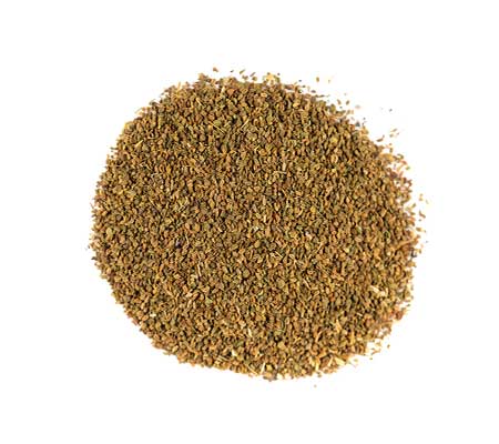 A pile of Heirloom Utah 52-70 celery seeds