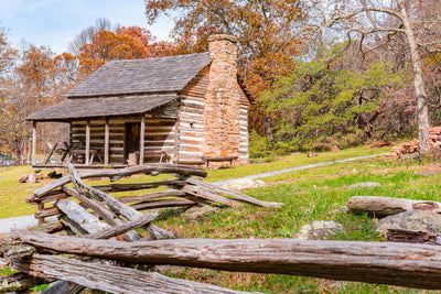 A homestead in a rural environment