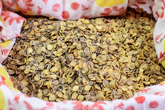 Seed collection in a patterned rag