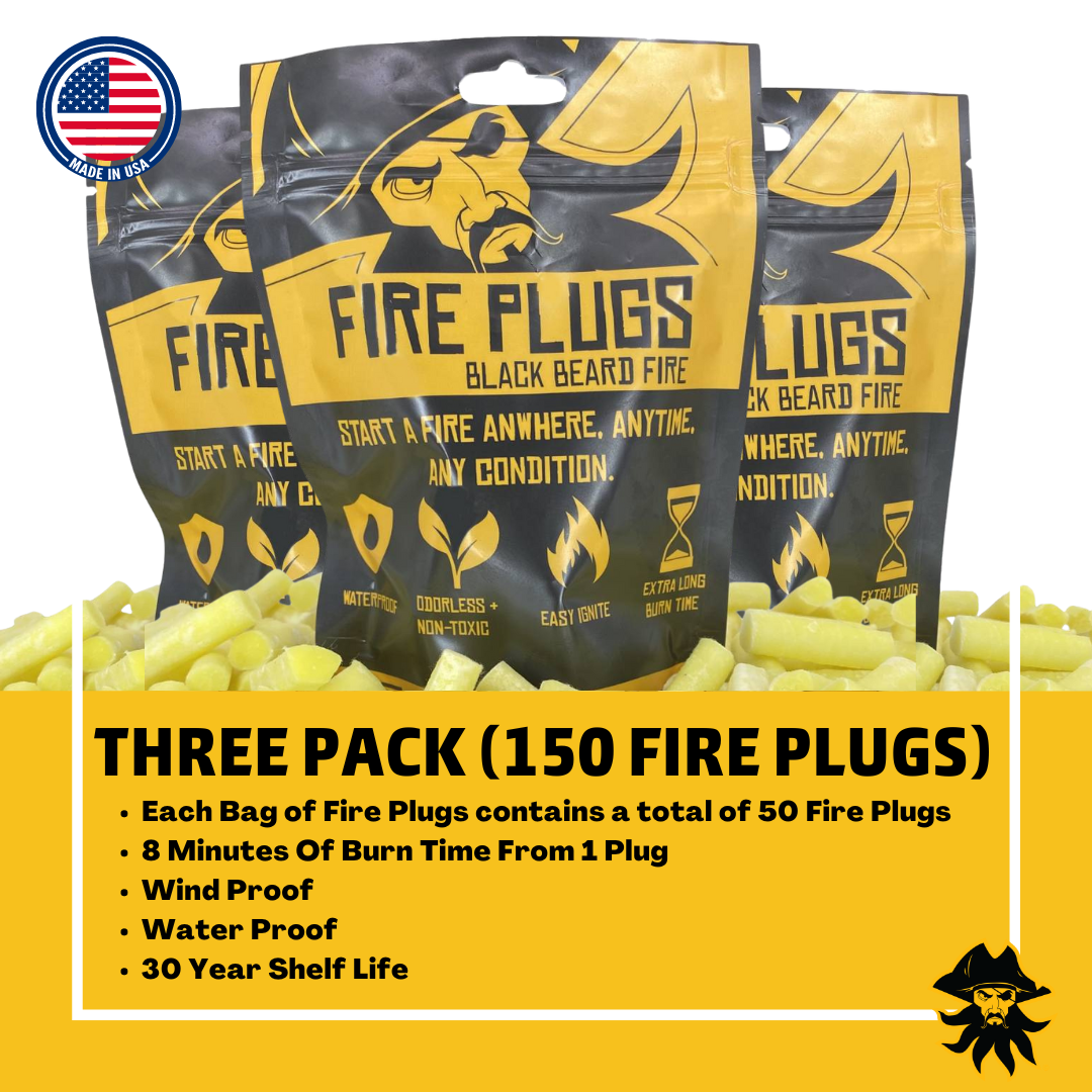 Black Beard Fire Starter Sticks | Fire Starter Tinder