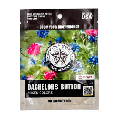 Bachelors Button Heirloom Seeds