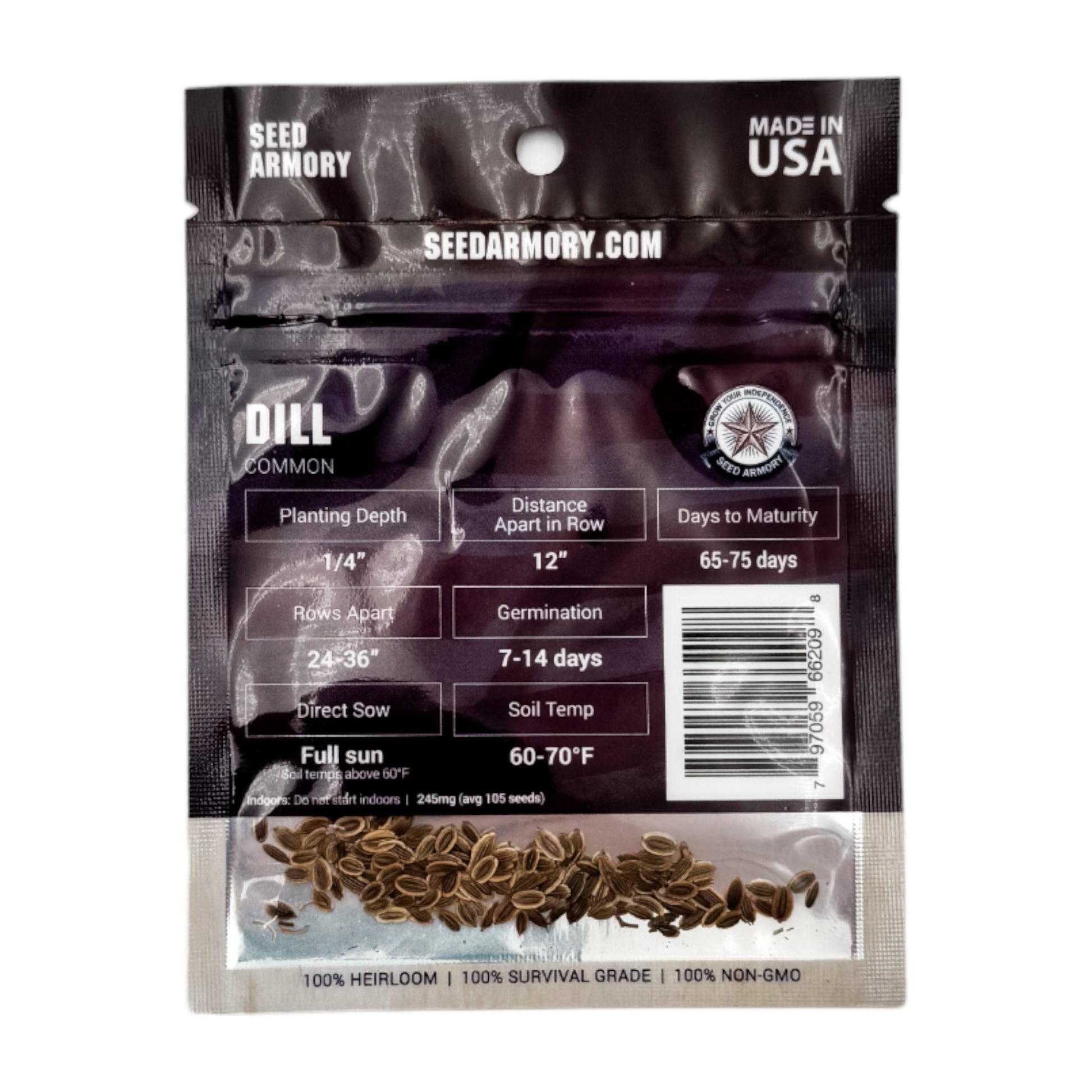 bulk dill seed for planting Dill - Common | Mylar Packaged