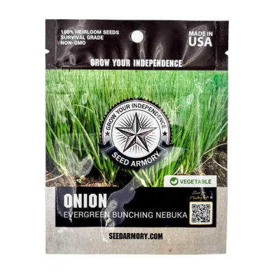 Onion Heirloom Seeds - Evergreen Bunching Nebuka