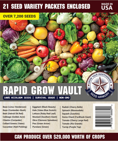 Rapid Grow Vault - 21 Varieties