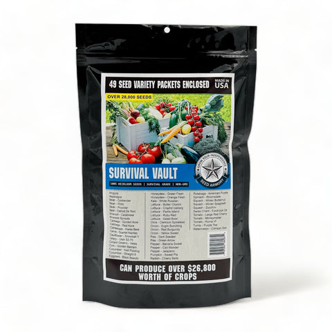 secret garden seed vault Survival Heirloom Seed Vault