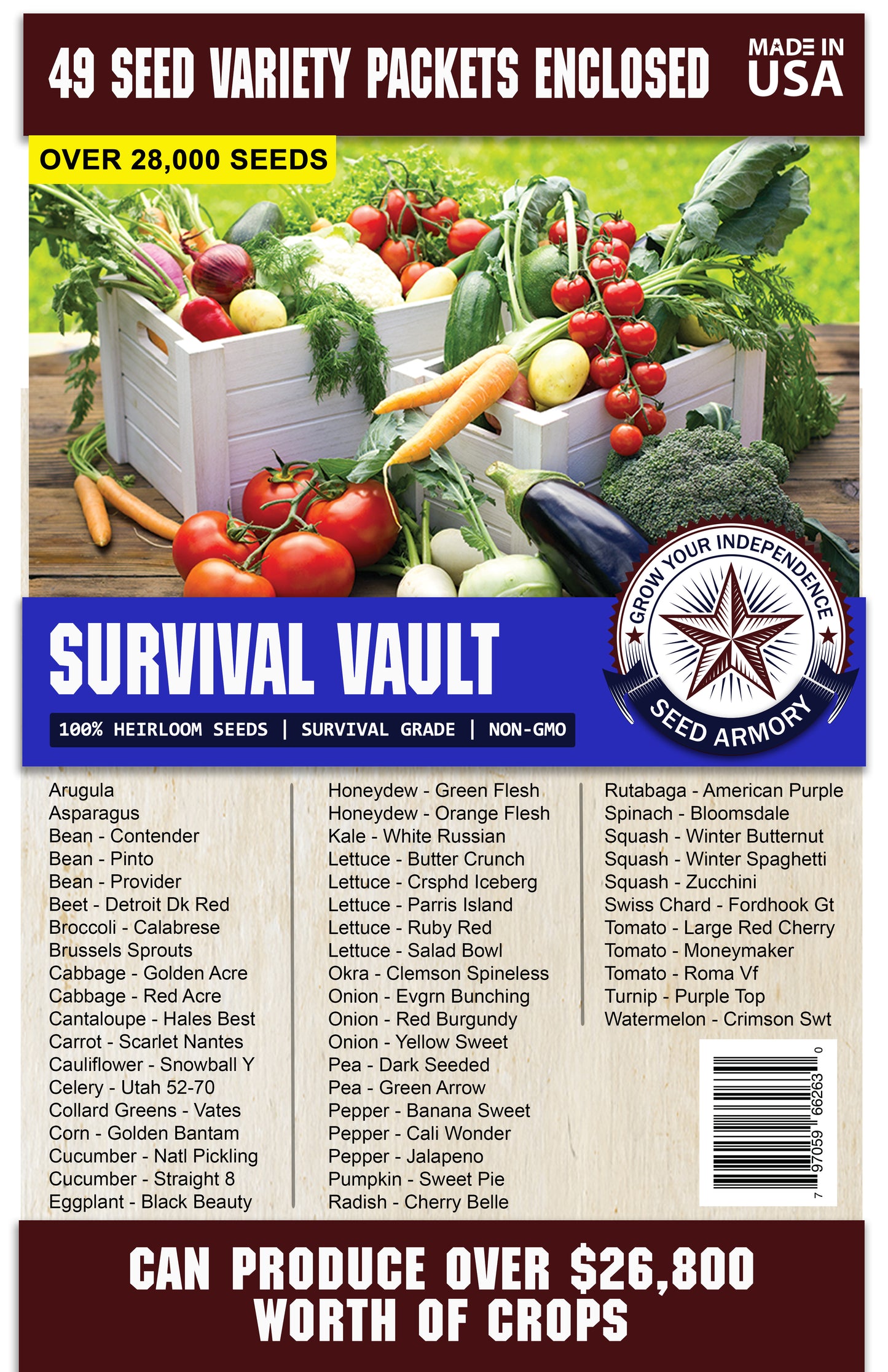 Survival Vault - 49 Varieties