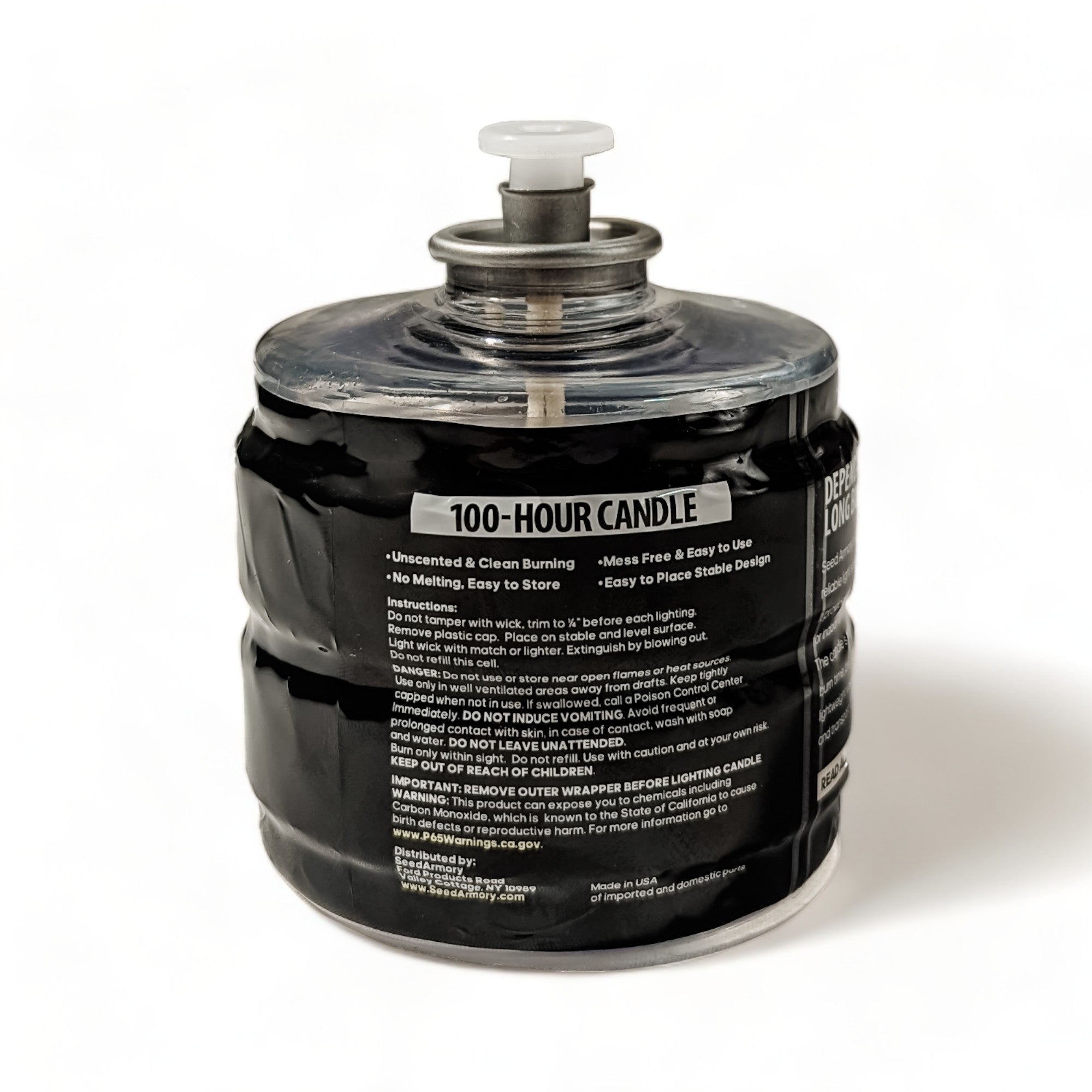 Smokeless Emergency Candles for Power Outages, Camping & Survival
