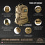 Detailed view of the BC50 50L Tactical Backpack showcasing its compartments and features
