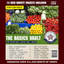 Variety pack of Basics Seed Vault heirloom seeds label with seeds included